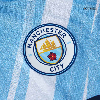 HAALAND #9 Manchester City Thuis Spelersversie Voetbalshirt 2025/26 - Slim Fit