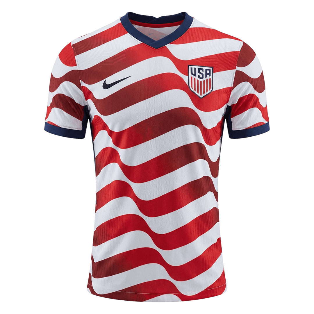 USA Thuis Spelersversie Voetbalshirt WK Voetbal 2026 - Slim Fit - voorkant