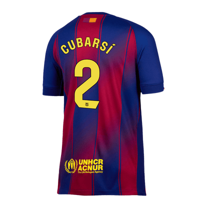CUBARSÍ #2 Heren Barcelona Thuis Voetbalshirt 2025/26 [PREMIUM]