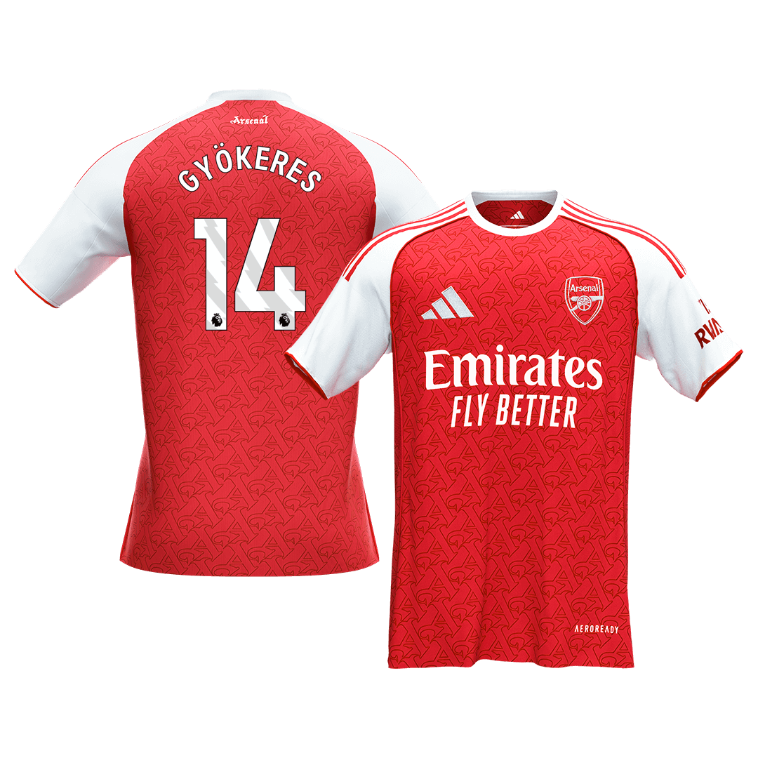 GYÖKERES #14 Heren Arsenal Thuis Voetbalshirt 2025/26 [PREMIUM] - voorkant