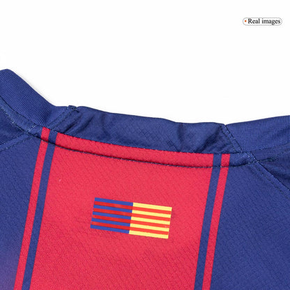 Maillot de football à manches longues domicile Barcelone 2025/26 pour homme