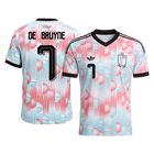 DE BRUYNE #7 Heren Belgium Uit Voetbalshirt WK Voetbal 2026