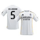 BELLINGHAM #5 Heren Real Madrid Thuis Voetbalshirt 2025/26 [PREMIUM]