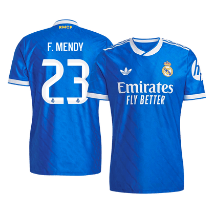 F. MENDY #23 Real Madrid Derde Spelersversie Voetbalshirt 2025/26 - Slim Fit