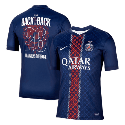 Champions of Europe #26 Heren PSG Thuis Voetbalshirt 2025/26 [PREMIUM]