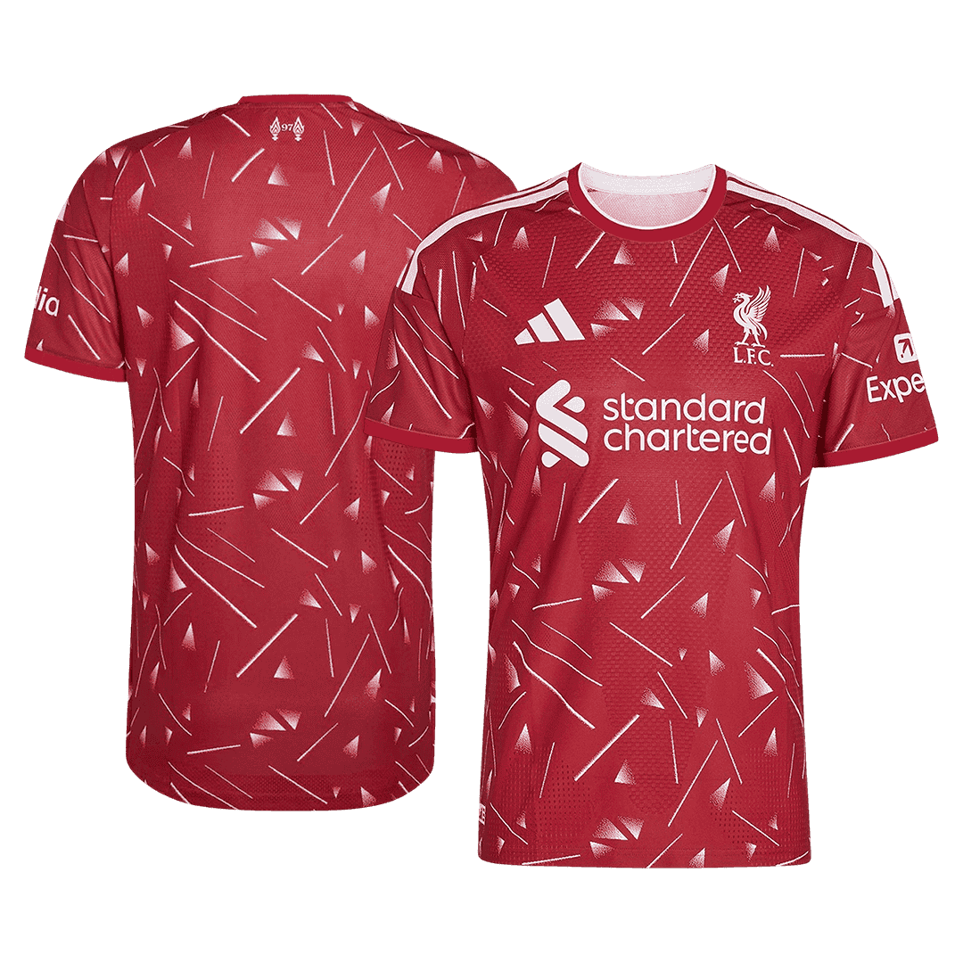 Liverpool Thuis Spelersversie Voetbalshirt 2026/27 - Slim Fit - achterkant