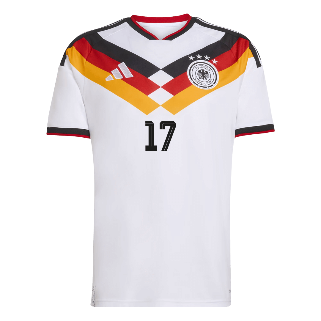 WIRTZ #17 Heren Germany Thuis Voetbalshirt 2026