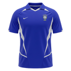Retro Brazil Uit Voetbalshirt 2002