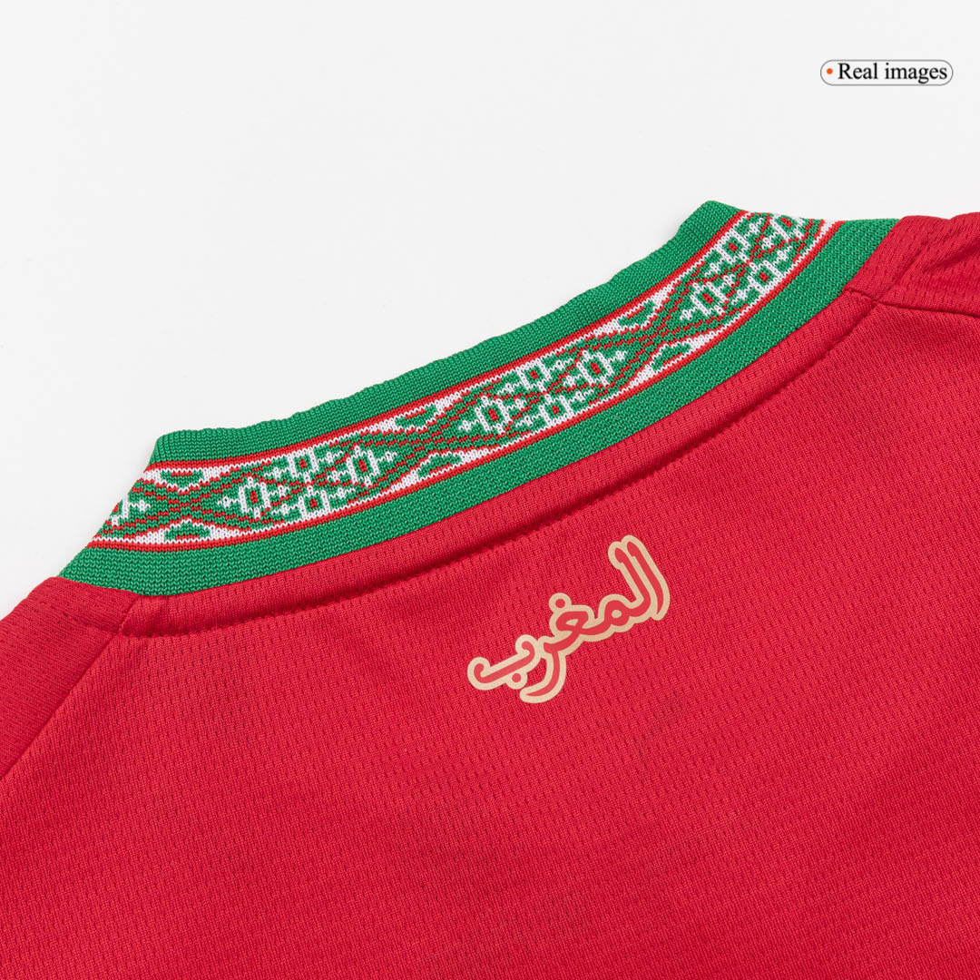 Heren Morocco Thuis Voetbalshirt WK Voetbal 2026 - achterkant