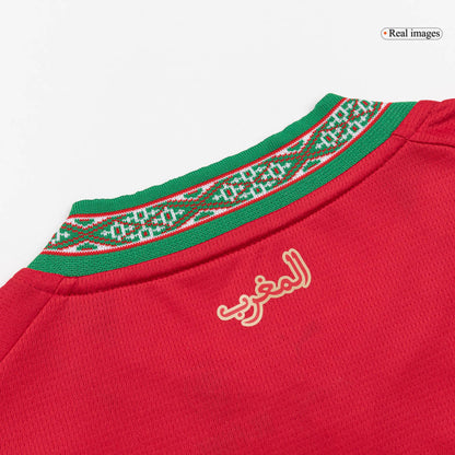 Heren Morocco Thuis Voetbalshirt WK Voetbal 2026 - achterkant