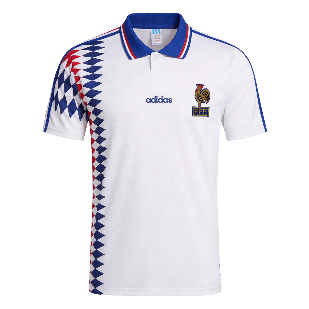 Retro France Uit Voetbalshirt 1994 - voorkant