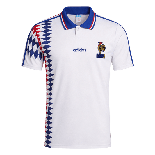 Retro France Uit Voetbalshirt 1994 - voorkant