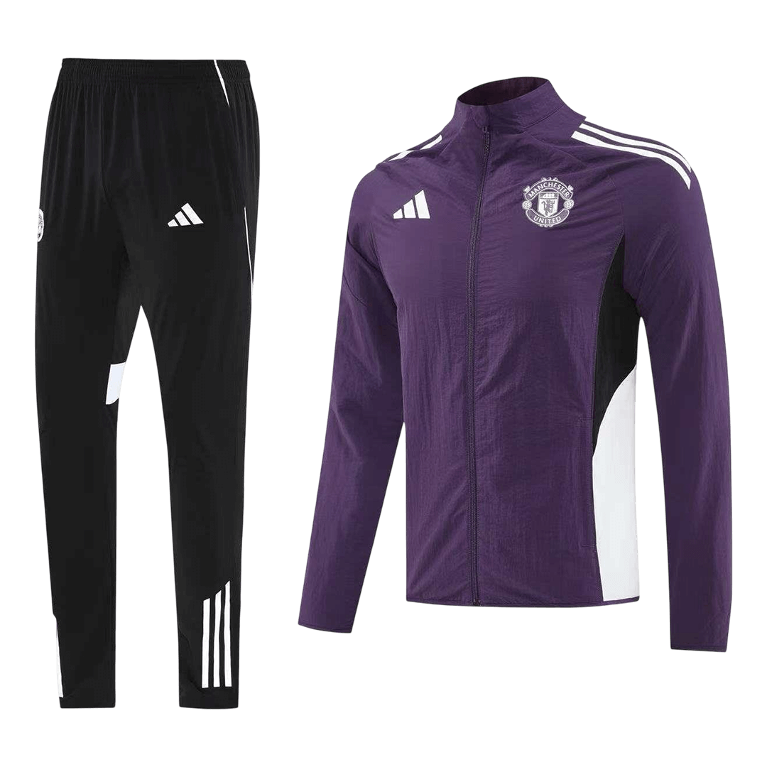 Manchester United Trainingsjack Set(top+broek) 2025/26 Purple