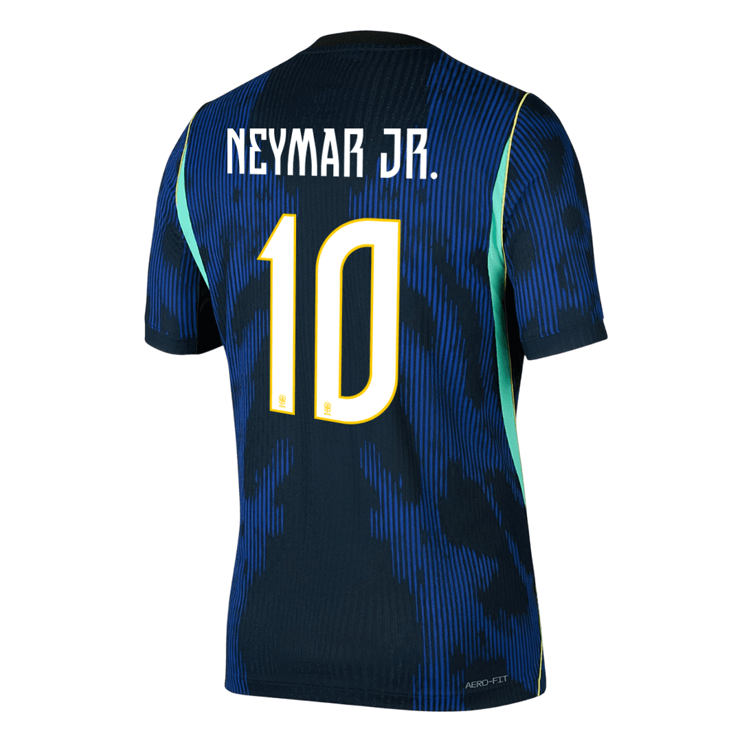 NEYMAR JR. #10 Brazil Uit Spelersversie Voetbalshirt WK Voetbal 2026 - Slim Fit