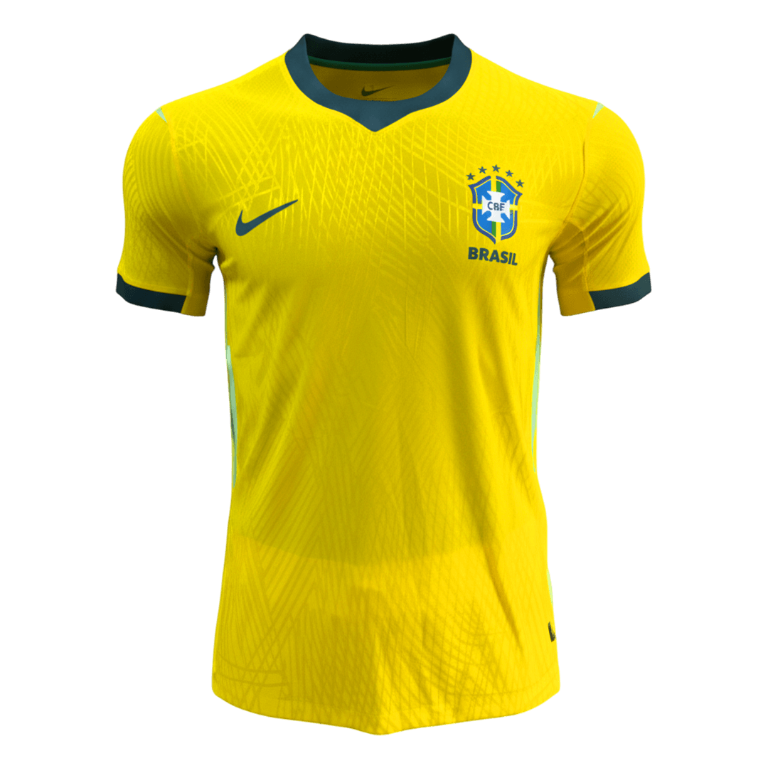 Brazil Thuis Spelersversie Voetbalshirt 2026 - Slim Fit