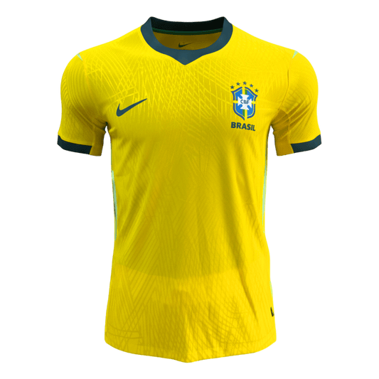 Brazil Thuis Spelersversie Voetbalshirt 2026 - Slim Fit