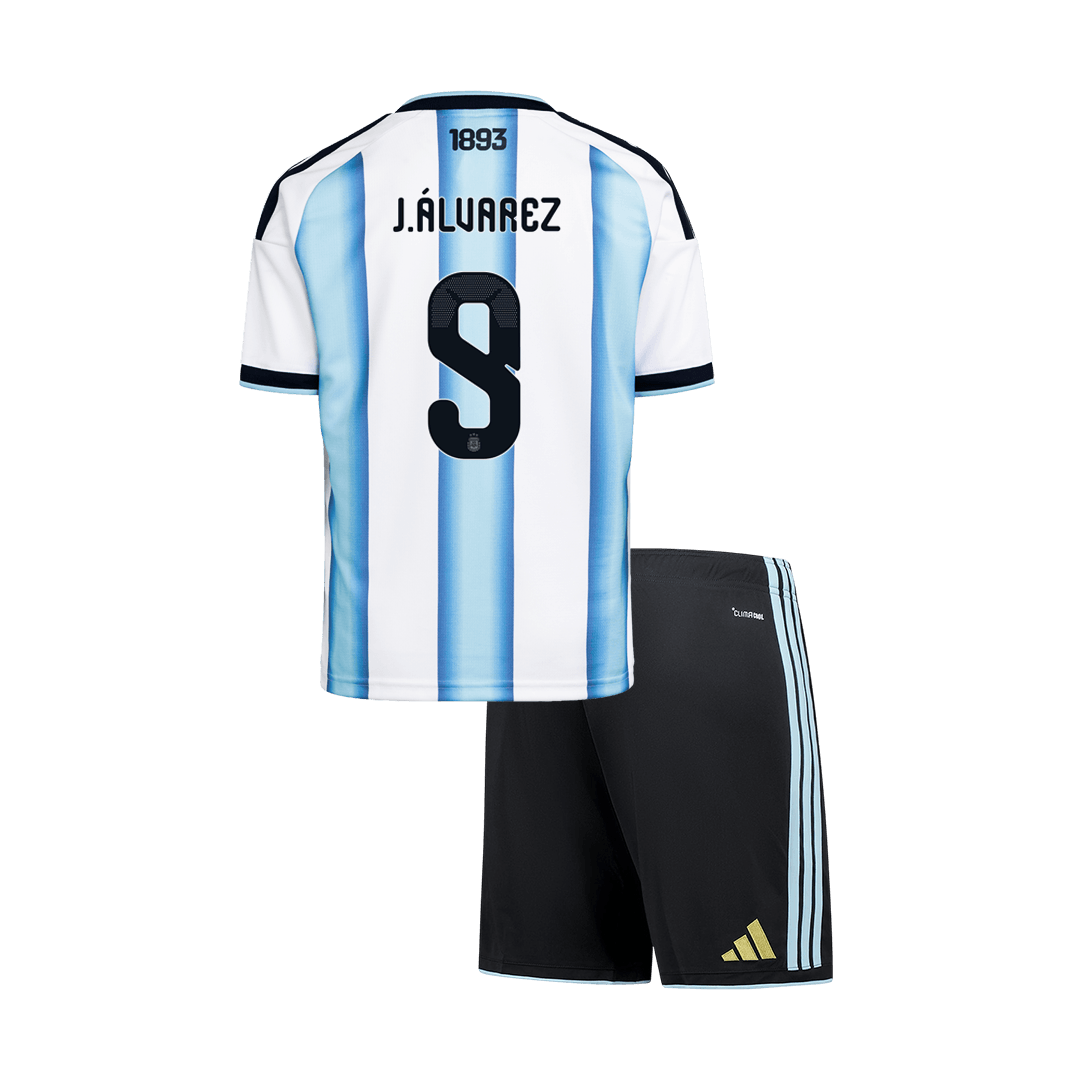 J.ÁLVAREZ #9 Jeugd Argentina Thuis Tenue 2026 [PREMIUM]