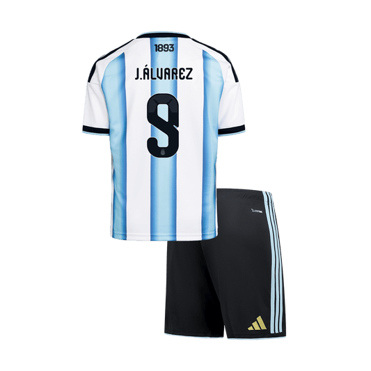 J.ÁLVAREZ #9 Jeugd Argentina Thuis Tenue 2026 [PREMIUM]