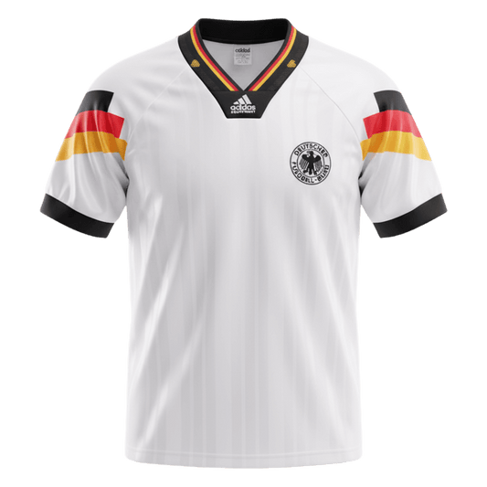Retro Germany Thuis Voetbalshirt 1992