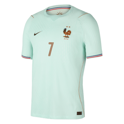 DEMBELE #7 France Uit Spelersversie Voetbalshirt WK Voetbal 2026 - Slim Fit - extra