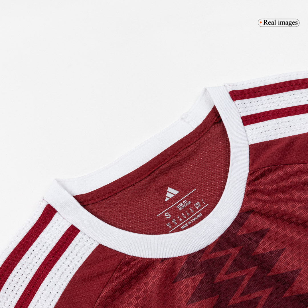 Qatar Thuis Spelersversie Voetbalshirt WK Voetbal 2026 - Slim Fit - extra