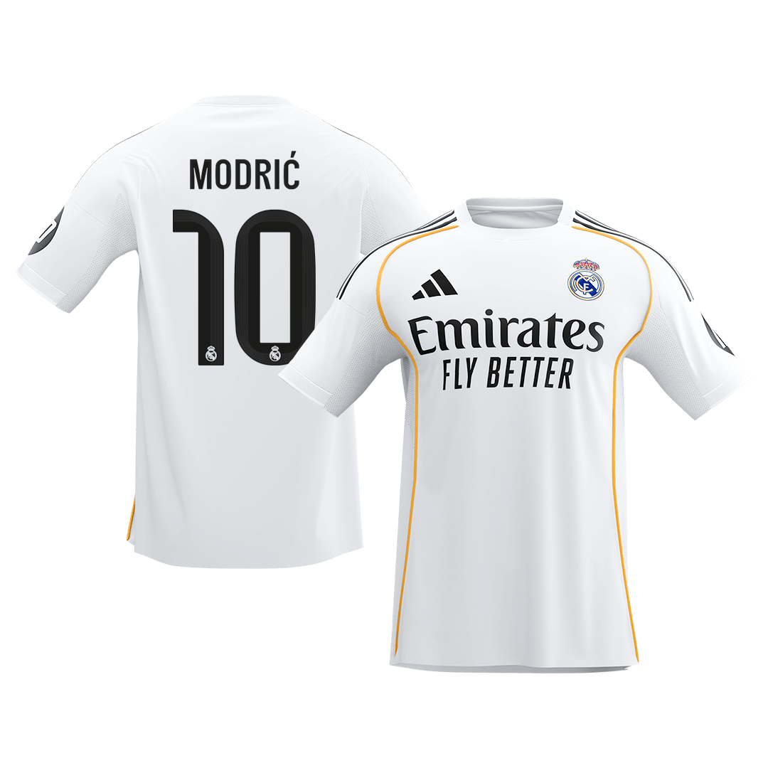 MODRIĆ #10 Heren Real Madrid Thuis Voetbalshirt 2025/26 [PREMIUM]