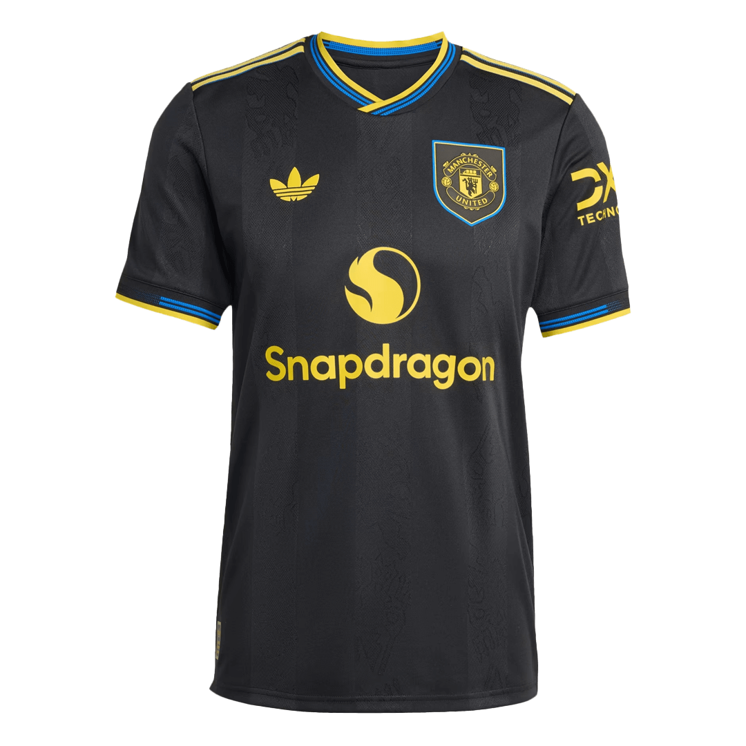 Manchester United Derde Spelersversie Voetbalshirt 2025/26 - Slim Fit