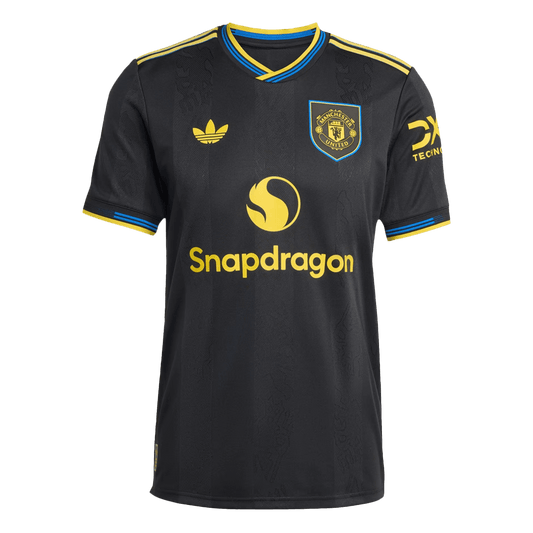 Manchester United Derde Spelersversie Voetbalshirt 2025/26 - Slim Fit