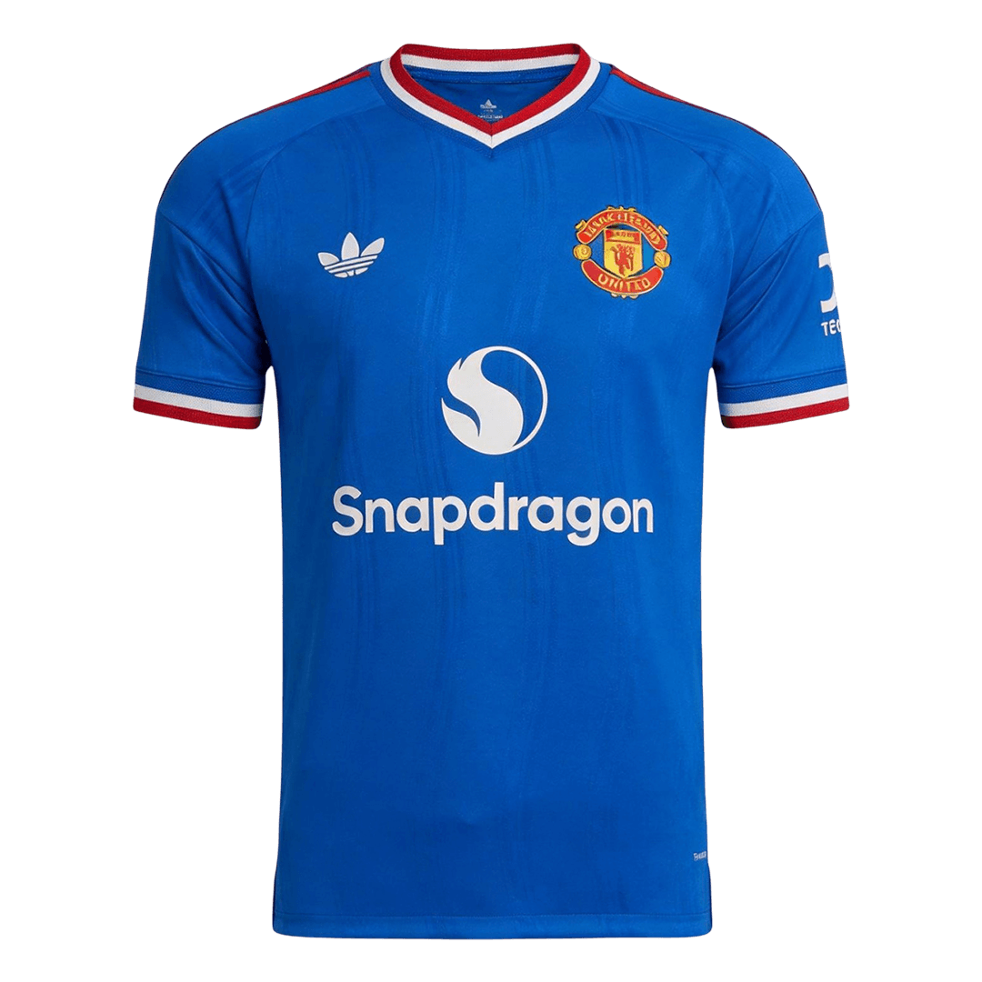 Manchester United Uit Spelersversie Voetbalshirt 2026/27 - Slim Fit - voorkant