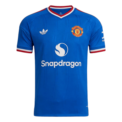 Manchester United Uit Spelersversie Voetbalshirt 2026/27 - Slim Fit - voorkant