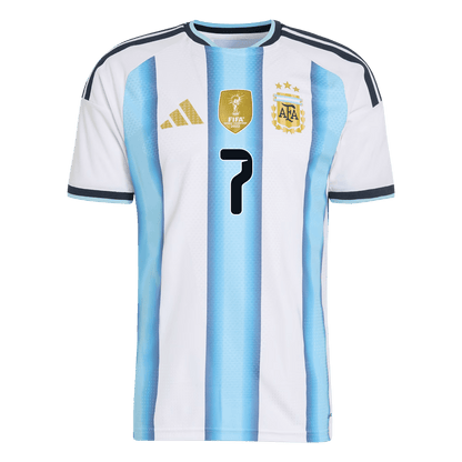 DE PAUL #7 Argentina Thuis Spelersversie Voetbalshirt WK Voetbal 2026 - Slim Fit