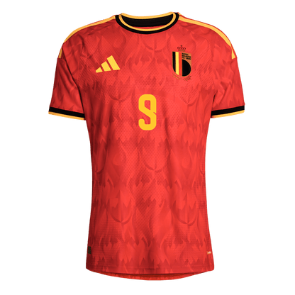 LUKAKU #9 Belgium Thuis Spelersversie Voetbalshirt WK Voetbal 2026 - Slim Fit