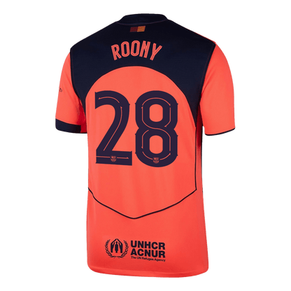 ROONY #28 Heren Barcelona Derde Voetbalshirt 2025/26