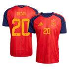 PEDRI #20 Heren Spain Thuis Voetbalshirt 2026 [PREMIUM]