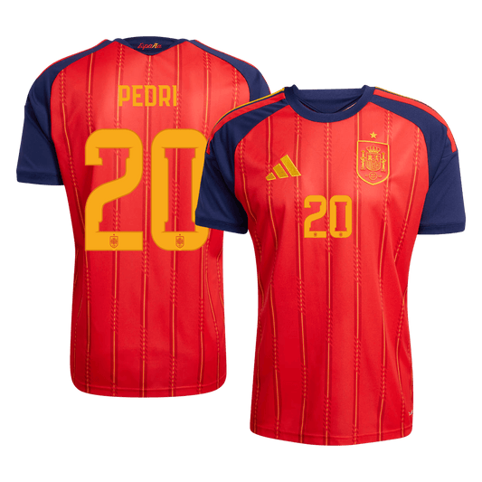 PEDRI #20 Heren Spain Thuis Voetbalshirt 2026 [PREMIUM]