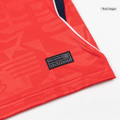 Jeugd England Uit Tenue WK Voetbal 2026 - close-up