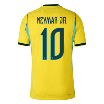 NEYMAR JR. #10 Brazil Thuis Spelersversie Voetbalshirt WK Voetbal 2026 - Slim Fit