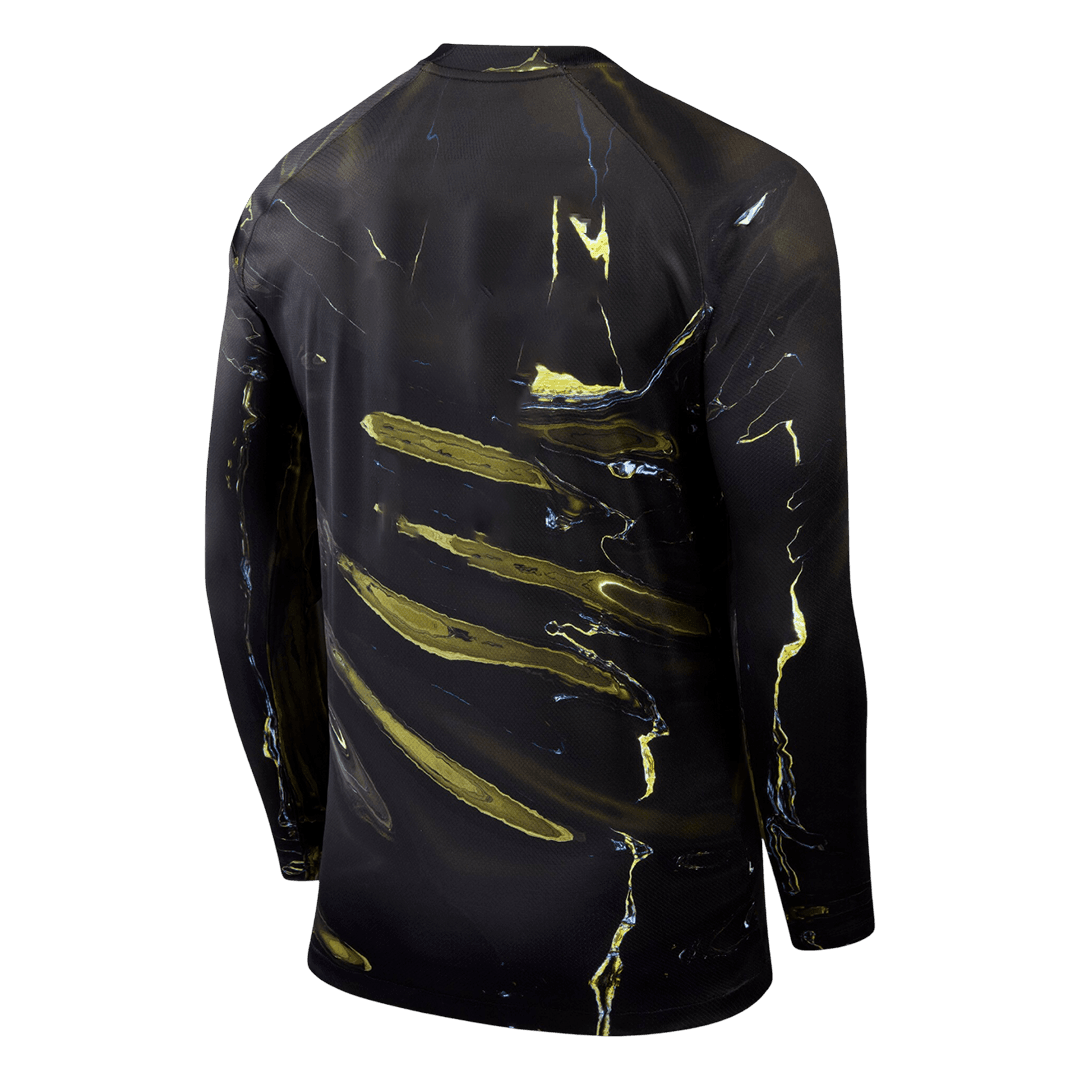 Heren PSG Lange Mouwen Voetbalshirt 2025/26 - detail