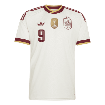 GAVI #9 Heren Spanje Uitshirt WK Voetbal 2026【Kampioenseditie】