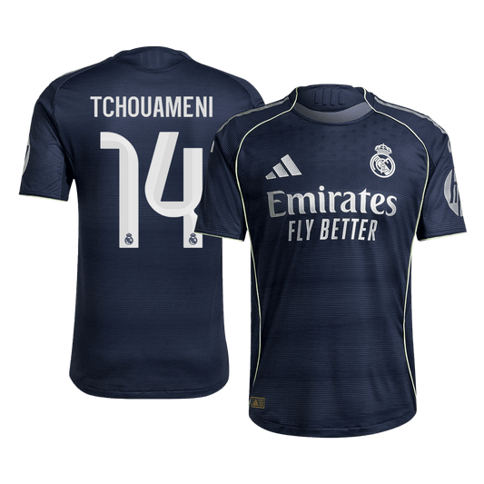 Maillot de football extérieur TCHOUAMENI #14 Real Madrid 2025/26 - Coupe slim