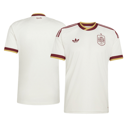 Heren Spain Uit Voetbalshirt WK Voetbal 2026 - achterkant
