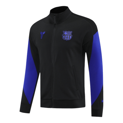 Barcelona Thuis Trainingsjack Set(Jas+Broek) 2025/26 Black&Purple