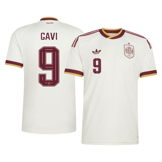 GAVI #9 Heren Spain Uit Voetbalshirt WK Voetbal 2026