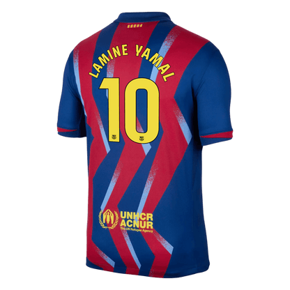 LAMINE YAMAL #10 Heren Barcelona Vierde Uitshirt Voetbalshirt 2025/26