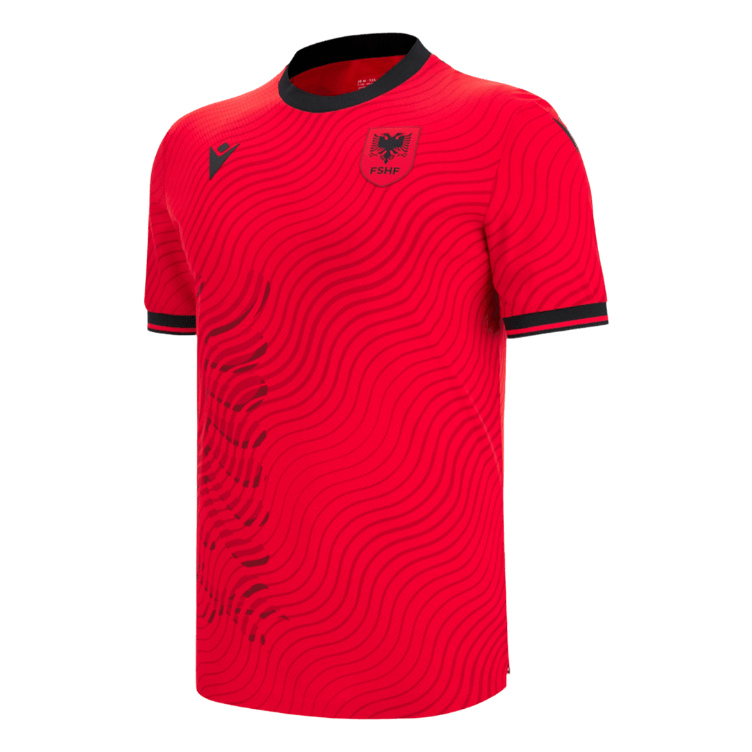 Heren Albania Thuis Voetbalshirt WK Voetbal 2026 - voorkant
