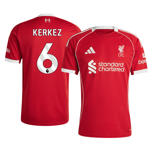 KERKEZ #6 Heren Liverpool Thuis Voetbalshirt 2025/26