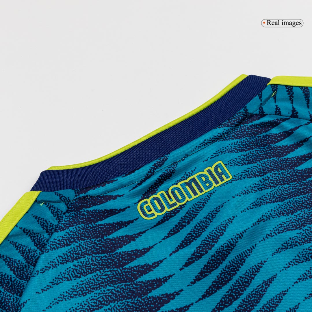 Jeugd Colombia Uit Tenue WK Voetbal 2026 - achterkant