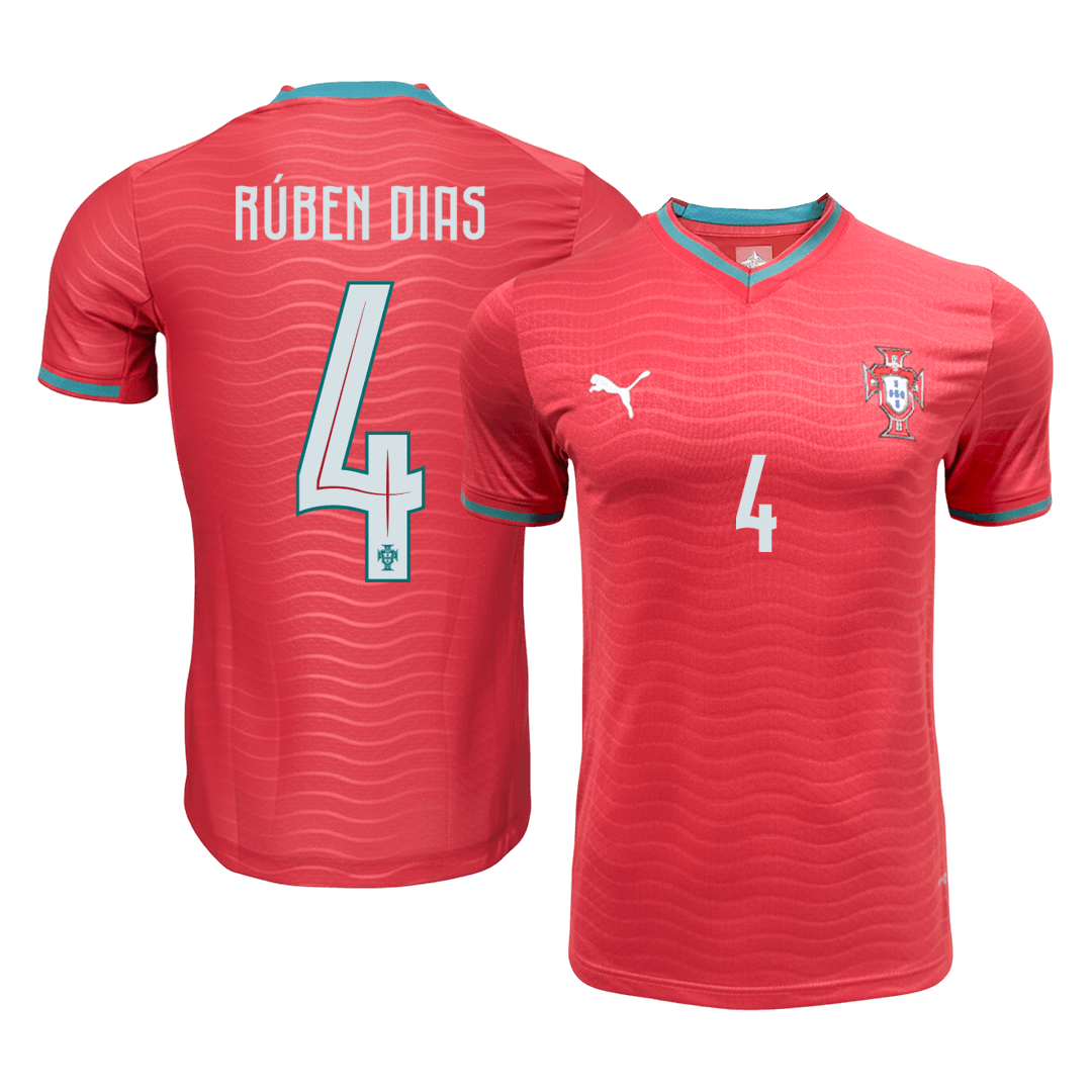 RÚBEN DIAS #4 Portugal Thuis Spelersversie Voetbalshirt 2026 - Slim Fit
