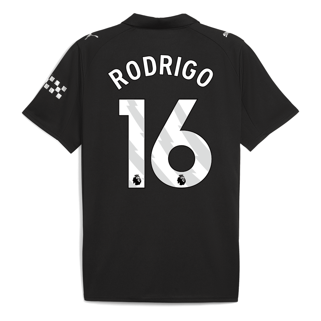 RODRIGO #16 Heren Manchester City Uit Voetbalshirt 2025/26