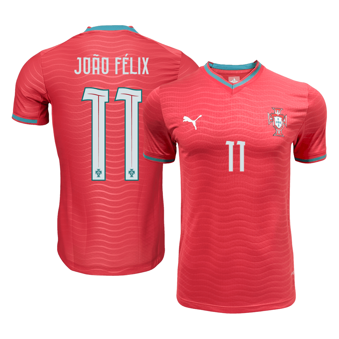 JOÃO FÉLIX #11 Portugal Thuis Spelersversie Voetbalshirt WK Voetbal 2026 - Slim Fit